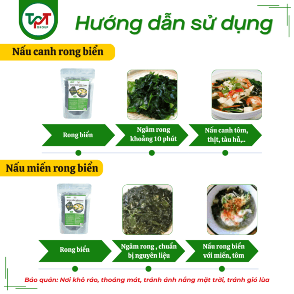huong dan su dung rong bien wakame
