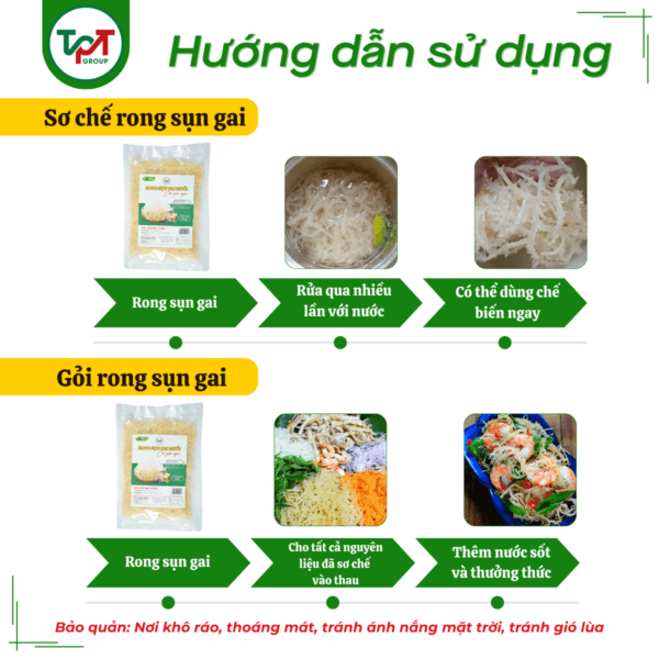 huong dan dung rong sun gai muoi